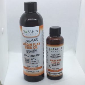 Safah’s Natural Virgin Flaxseed Oil 100% Pure Vegan Cold Pressed