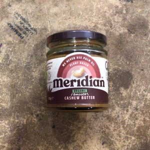 Meridian Organic Smooth Cashew Butter 170g