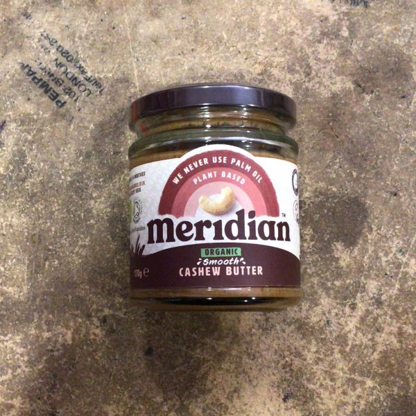 Meridian Organic Smooth Cashew Butter 170g