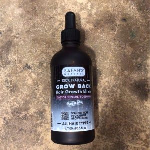 Safah’s Natural 100% Natural Grow Back Hair Growth Elixir Castor/Onion 100ml