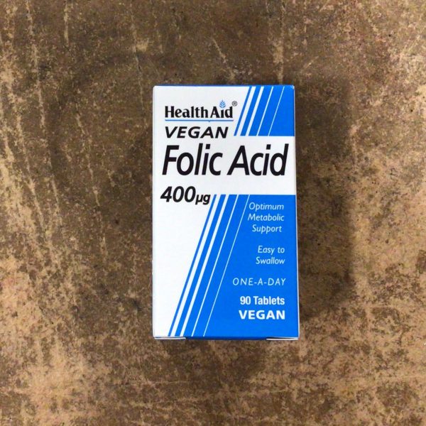 HealthAid Folic Acid (Vegan) 400ug