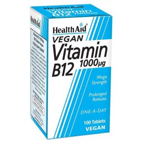 HealthAid Vegan Vitamin B12 1000ug 50 Tablets