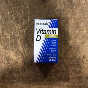 Health Aid Vitamin D (500iu) 60 Tablets