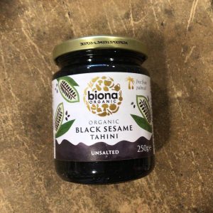 Biona Organic Black Sesame Tahini Unsalted 250g