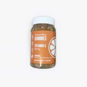 NaturesPlus Vitamin C 250Mg Orange Flavoured 75 Vegan Gummies