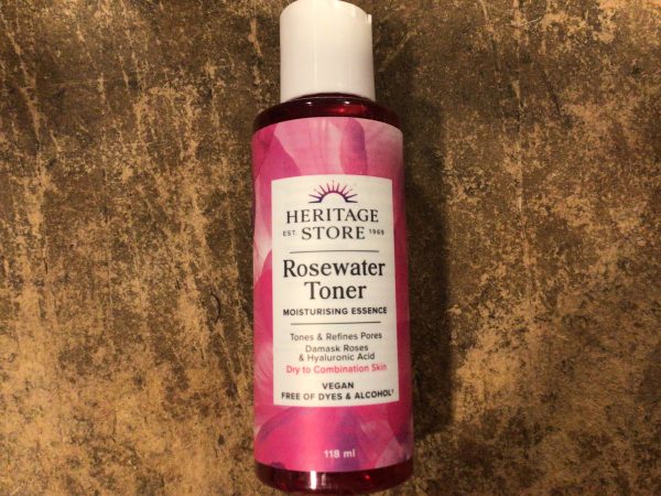 Heritage Store Rosewater Toner Moisturizing Essence vegan alcohol-free 118ml