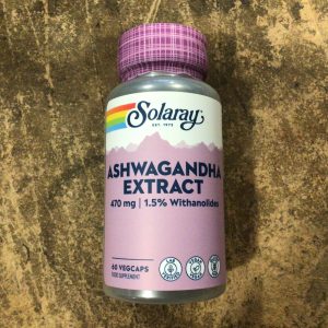 Solaray Ashwaganda Extract 470mg 1.5% withanolides 60 Vegcaps