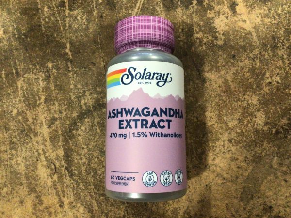 Solaray Ashwaganda Extract 470mg 1.5% withanolides 60 Vegcaps