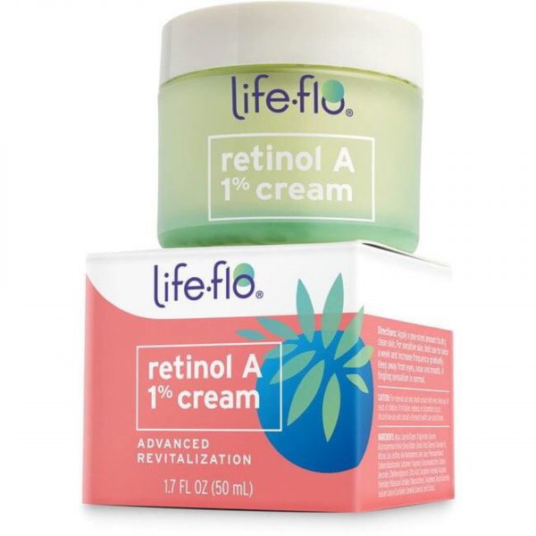 Life-FLO Retinol A 1% Advanced Revitalization Cream | Refines Skin & Diminishes Look of Fine Lines & Wrinkles | 1.7oz