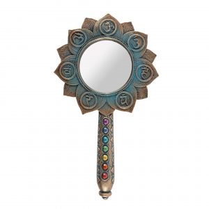 Something Different Chakra Flower Hand Mirror