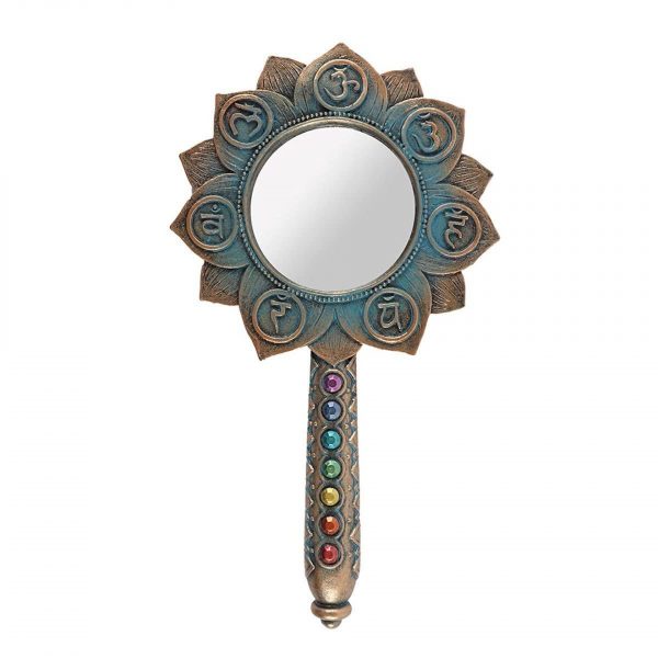 Something Different Chakra Flower Hand Mirror