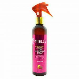 Mielle Organics Pomegranate & Honey Curl Refreshing Spray, Moisturizing Defining Mist for Thick Curly Hair Type 4 Hair, Treatment for Volume, Shine, & Frizz Control