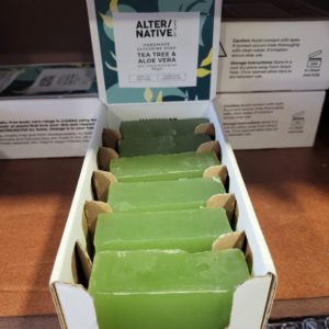 Alter Native Tea Tree & Aloe Vera w/ lime & lemongrass Soap 90g square bar